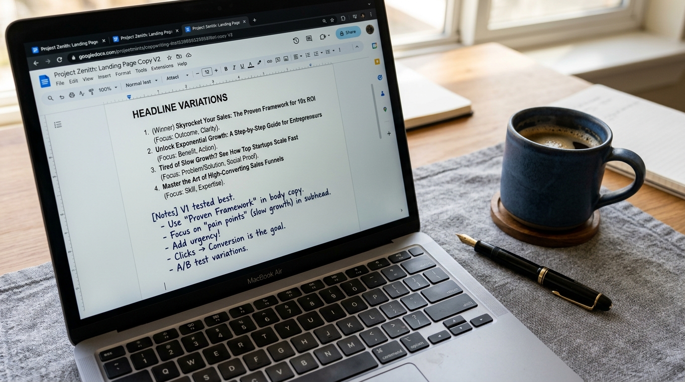 Copywriting para sites: textos que vendem sem forçar